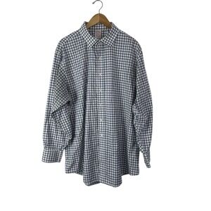 Brooks‎ Brothers Shirt Men 18-35 2XL+ Madison Non-Iron Supima Dress Shirt Check